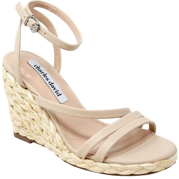 Charles David Shoes - Charles David Rylee Tan Rafita Wedge women’s Size 8.5